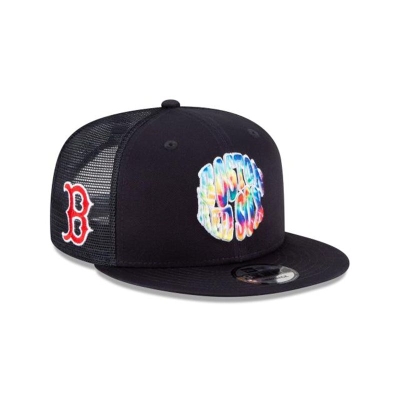 Boston Red Sox Gorra | New Era MLB Groovy 9fifty Snapback Cap Mexico - Azules
